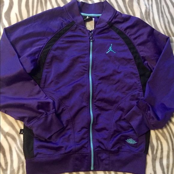 Coats | Jordan Purple Track Jacket 